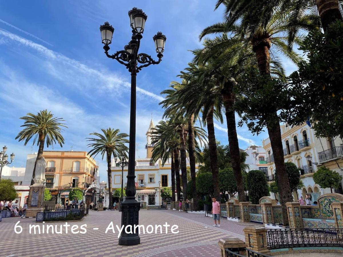 Golf, Kitesurf, Tennis, Paddle, Free Bicycles - Apartment Andalusia イスラ・カネラ エクステリア 写真